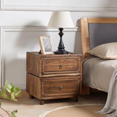Greg Transitional 2 - Drawer Nightstand with Multiple Configurations by HULALA HOME