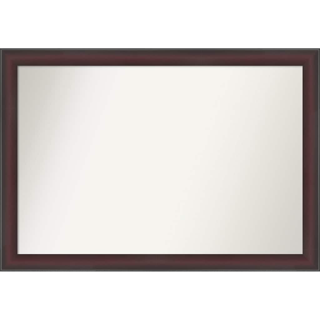 Grand Narrow Non-Beveled Framed Bathroom Vanity Wall Mirror