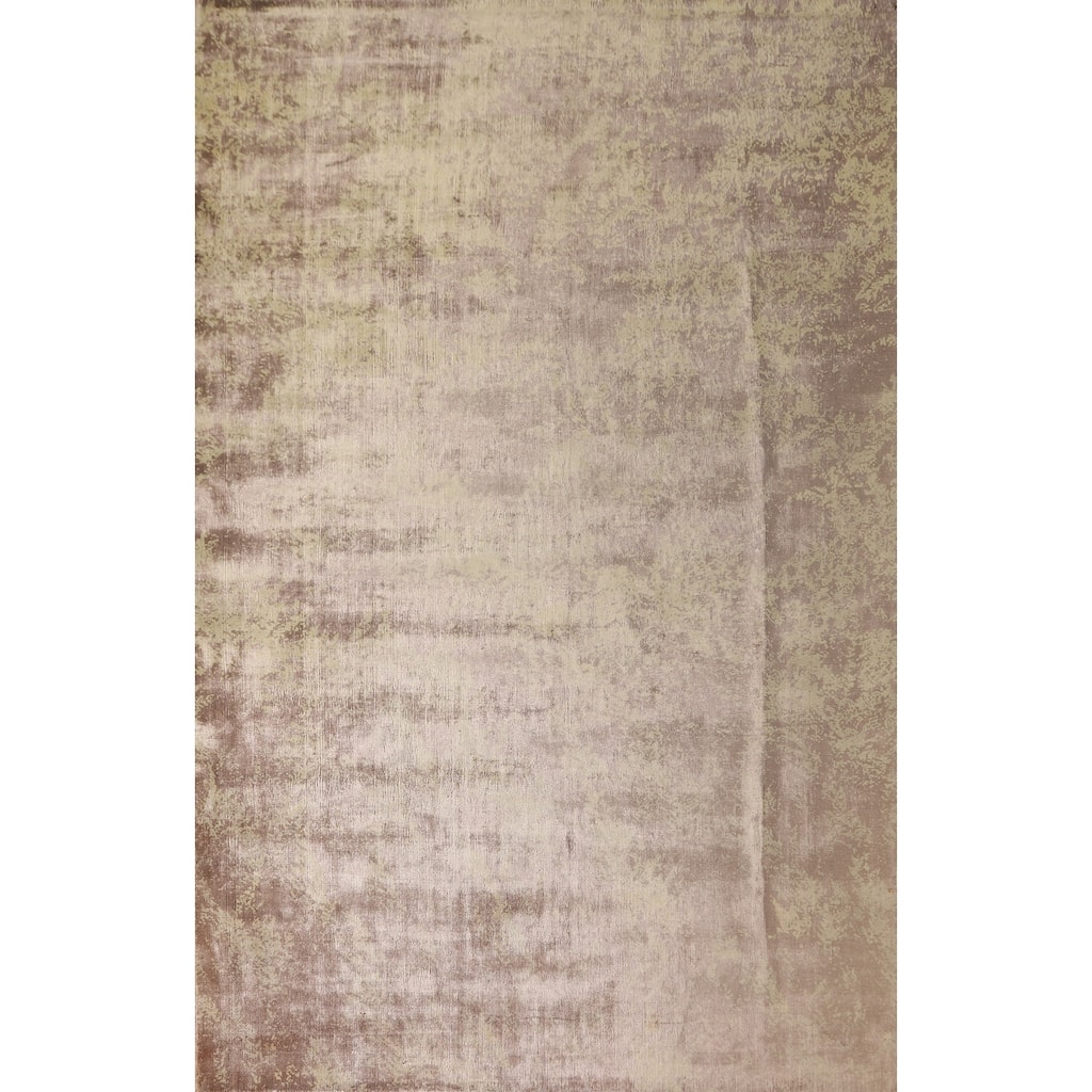 Abstract / Modern Area Rug Handmade Wool Carpet - 6'6" x 9'10"