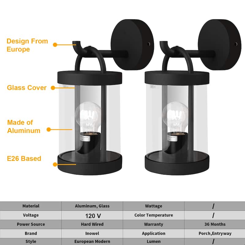 Outdoor Wall Sconce Lantern Exterior IP54 3000K