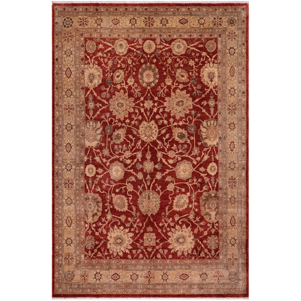 Bohemian Ziegler Shelley Rust/Tan Wool Rug - 9'2'' x 12'0''