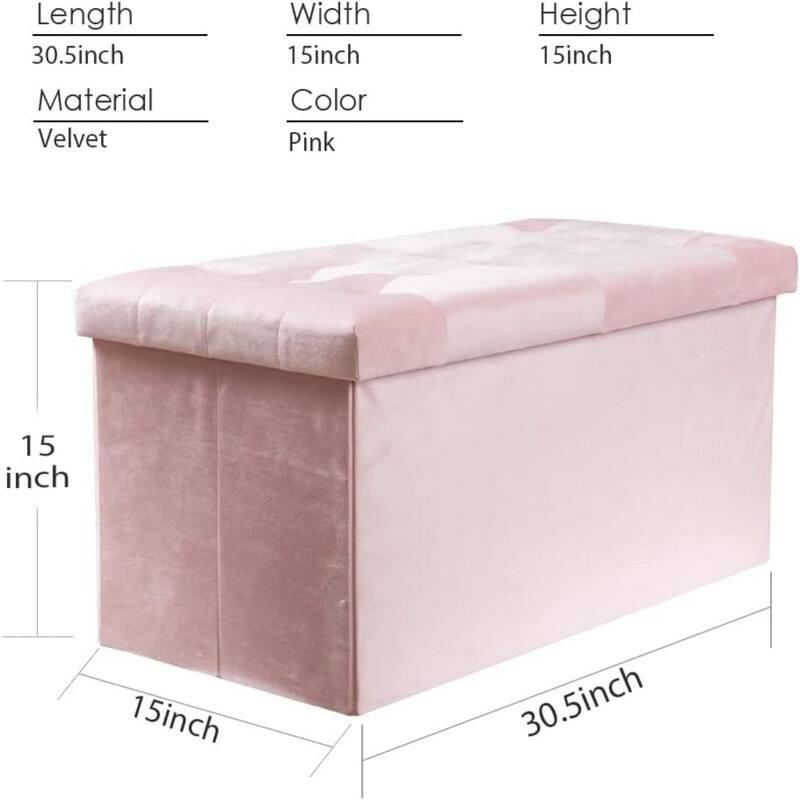 Extra Large Ottoman with Storage（1-Pack）