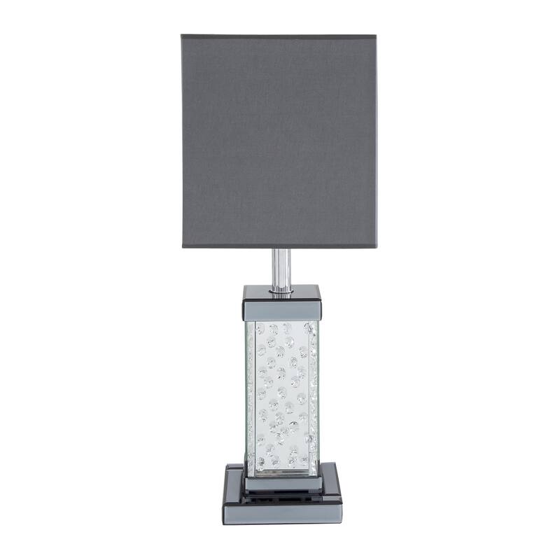Glass Room Table Lamp - Gray - Roche River Decor