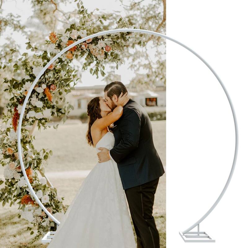 Wedding Arch Stand Circle Metal Backdrop Stand Ceremony Stage