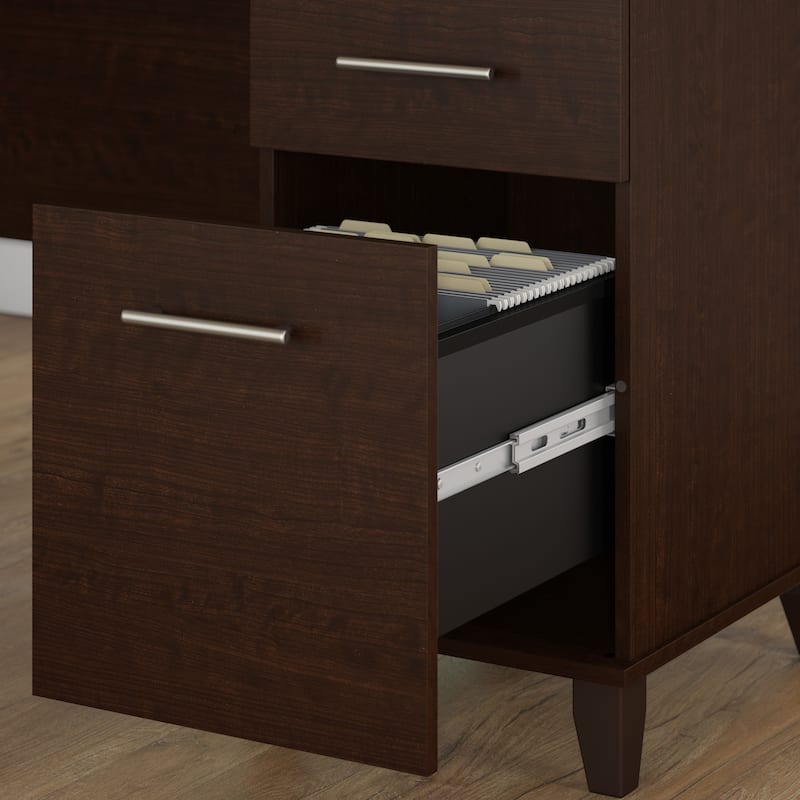 Bush Furniture Somerset 60W Office Computer Desk with Drawers