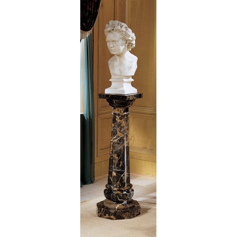 Design Toscano Opulent Versailles Natural Marble Column Ebony