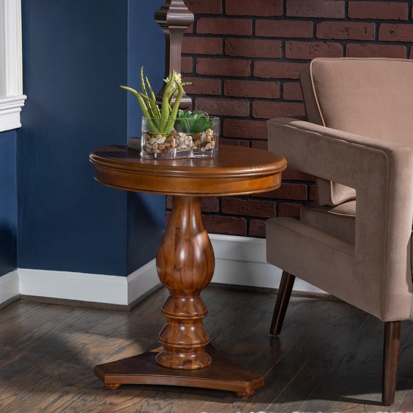slide 2 of 23, Linon Stanton Round Accent Side Table