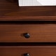 preview thumbnail 33 of 47, Walker Edison Bullrushes Solid Wood 3-Drawer Nightstand