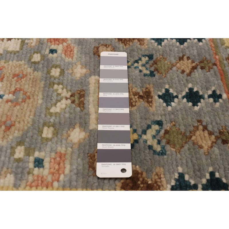 ECARPETGALLERY Hand-knotted Jules Serapi Grey Wool Rug - 8'9 x 11'11