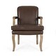 preview thumbnail 3 of 38, Drouin Upholstered Dining Chair (Set of 4) by Christopher Knight Home