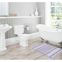 Amazon Com Welhome 100 Turkish Cotton Bathroom Rug Luxurious Soft Thick Highly Absorbent Hotel Spa Collection 17 X 24 Blush Home Kitchen