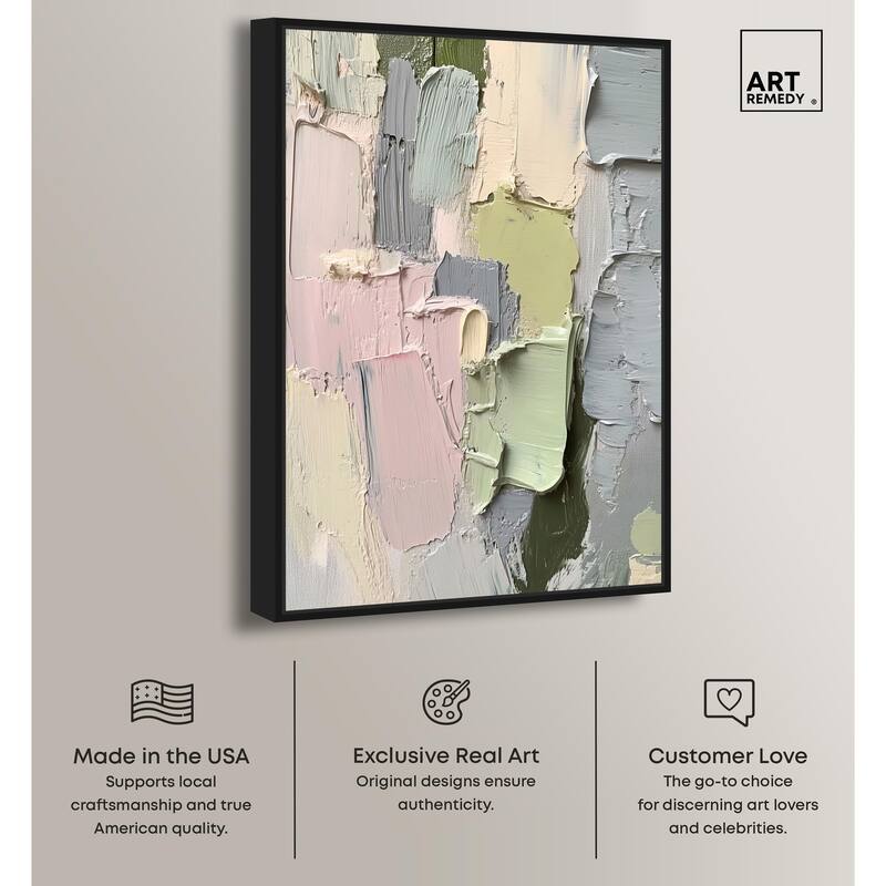Creamy Contours II Canvas by Art Remedy