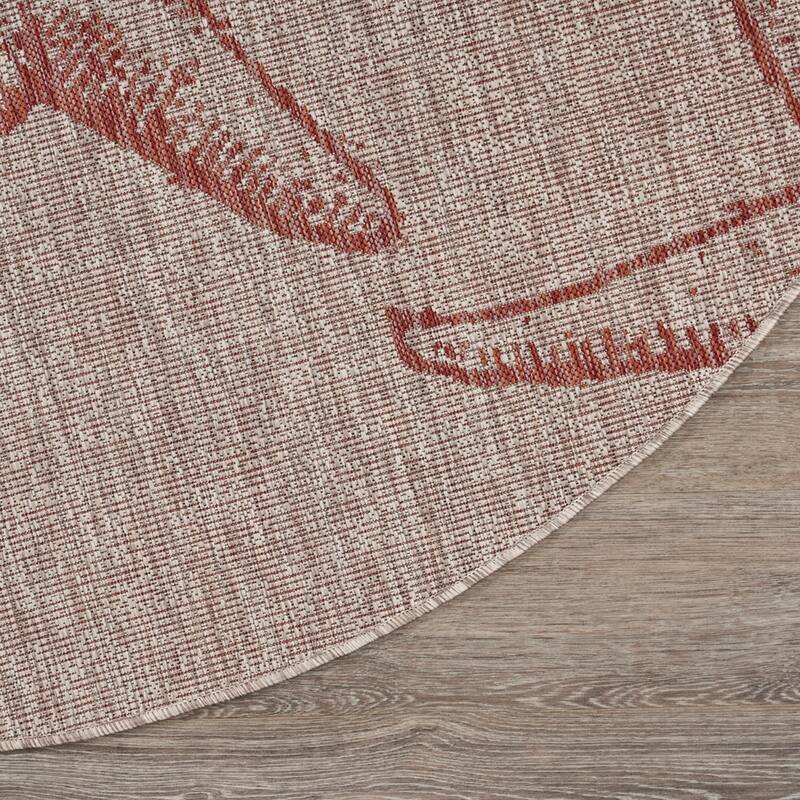 Sevita Callie Nautical Starfish Performance Indoor/Outdoor Area Rug