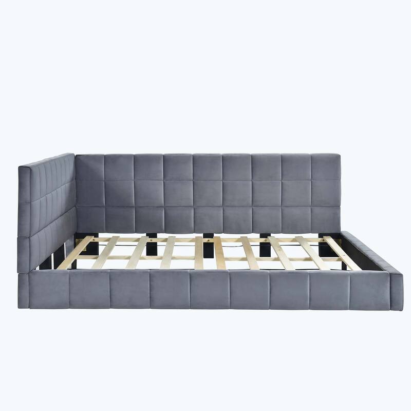 Full Size Classic Mid-Century Modern design Upholstered Daybed