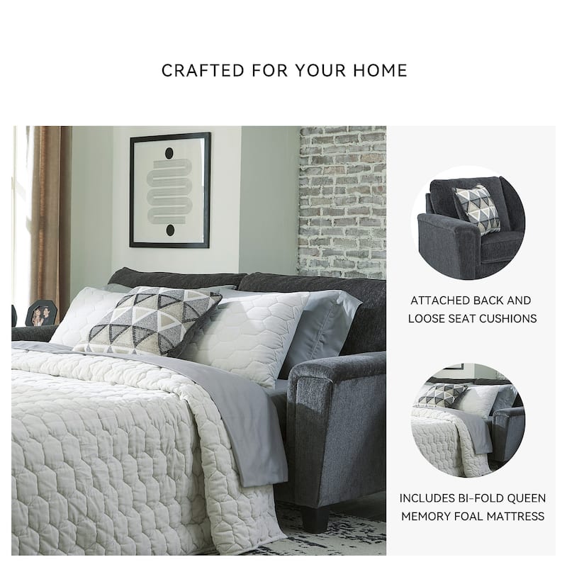 Signature Design by Ashley Abinger Queen Sofa Sleeper - 89" W x 38" D x 39" H