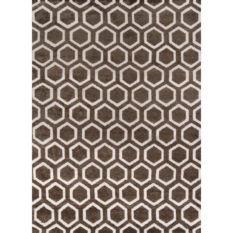 Momeni Heavenly Hand Tufted Polyester Contemporary Geometric Area Rug