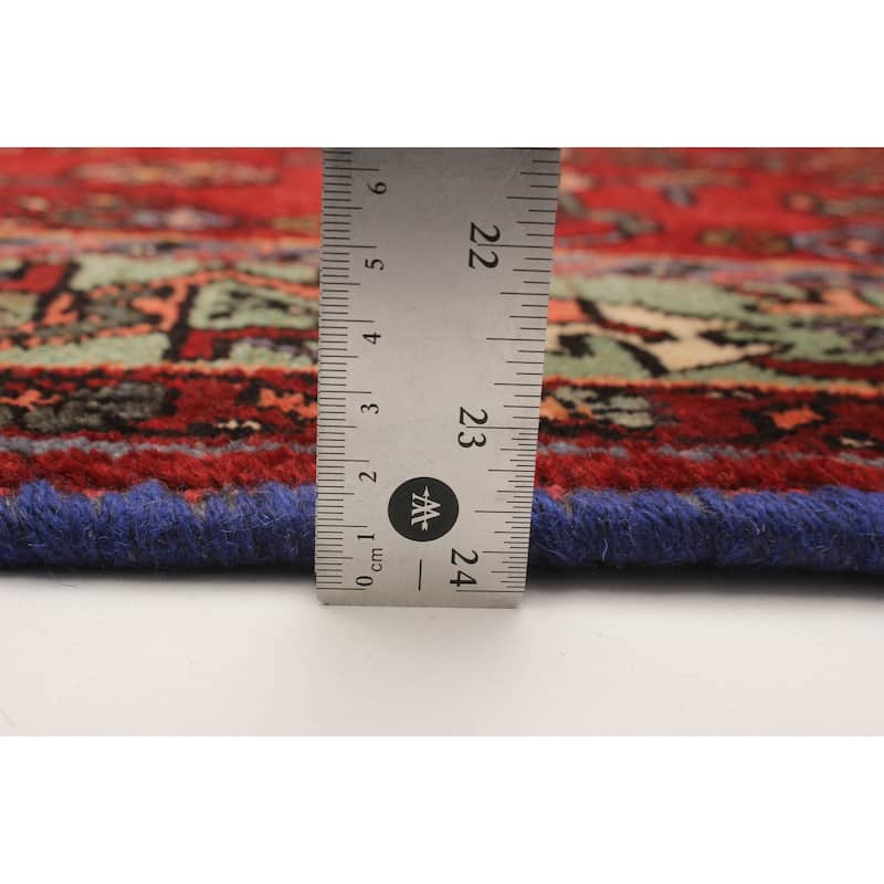 ECARPETGALLERY Hand-knotted Andelz Red Wool Rug - 4'2 x 6'11