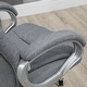 preview thumbnail 8 of 8, Vinsetto Adjustable Height Ergonomic High Back Home Office Chair with Armrests - Grey