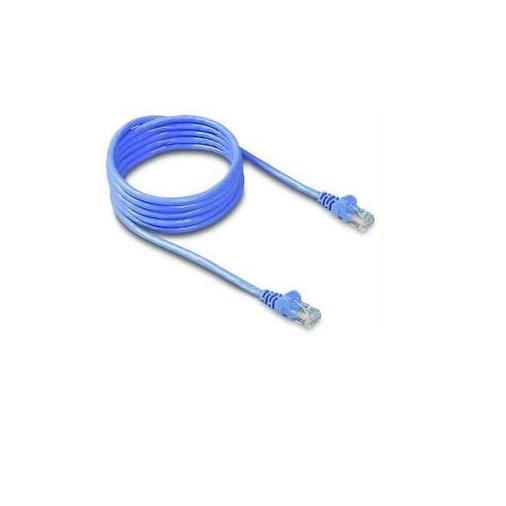 Belkin A3l791-03-Blu-S 3' Cat5e Snagless Patch Cable, Rj45m/Rj45m - Blue