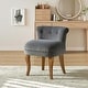 preview thumbnail 35 of 51, Xacobo Modern Velvet Tufted Vanity Stool with Wood Base by HULALA HOME GREY