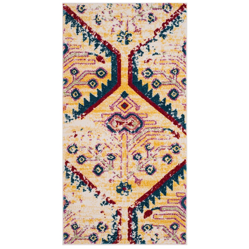 SAFAVIEH Watercolor Zafeiria Modern Abstract Rug
