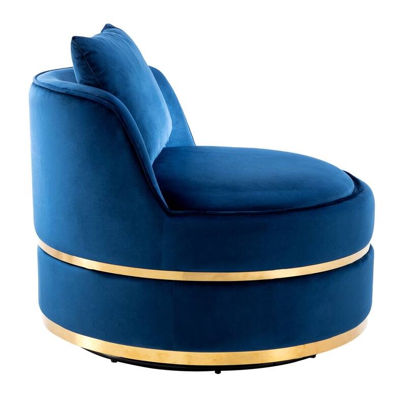 Velvet 360°Swivel Accent Chair
