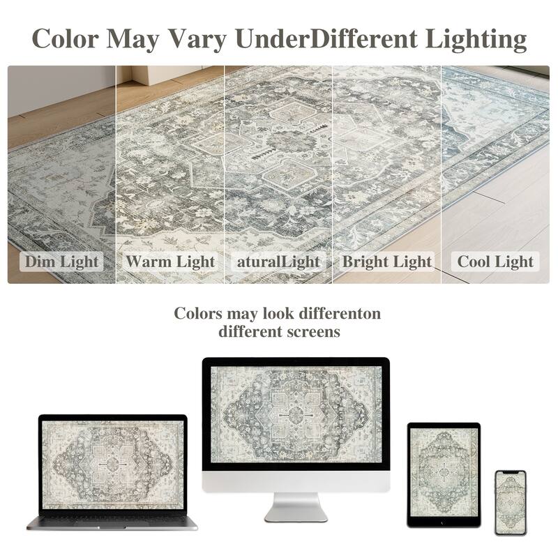 Bohemian Faux Cashmere Rug