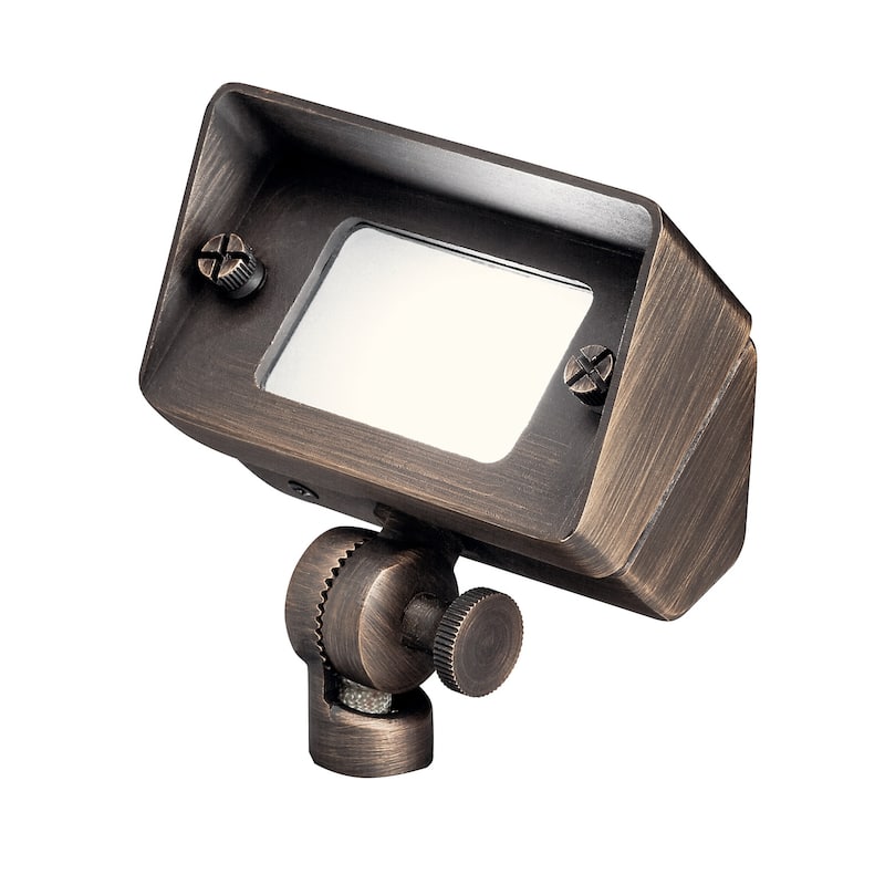 Kichler 15476 Single 3" Wide 12V Wall Wash Light - Centennial Brass