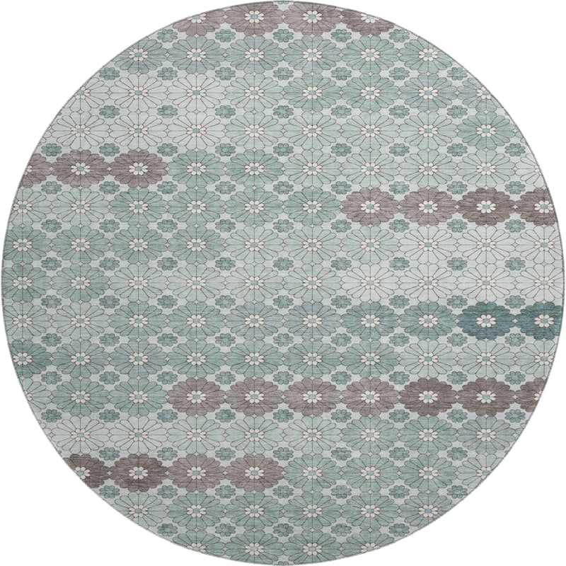 Premium Washable Super Soft Whimsy Mosaic Mayfield Rug