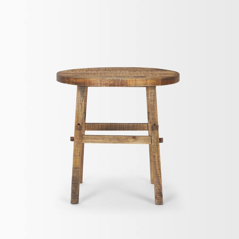 Rosie Small Brown Wood End Table