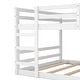 preview thumbnail 7 of 9, Functional And Aesthetic Design Full Over Full Bunk Bed with Ladder, White
