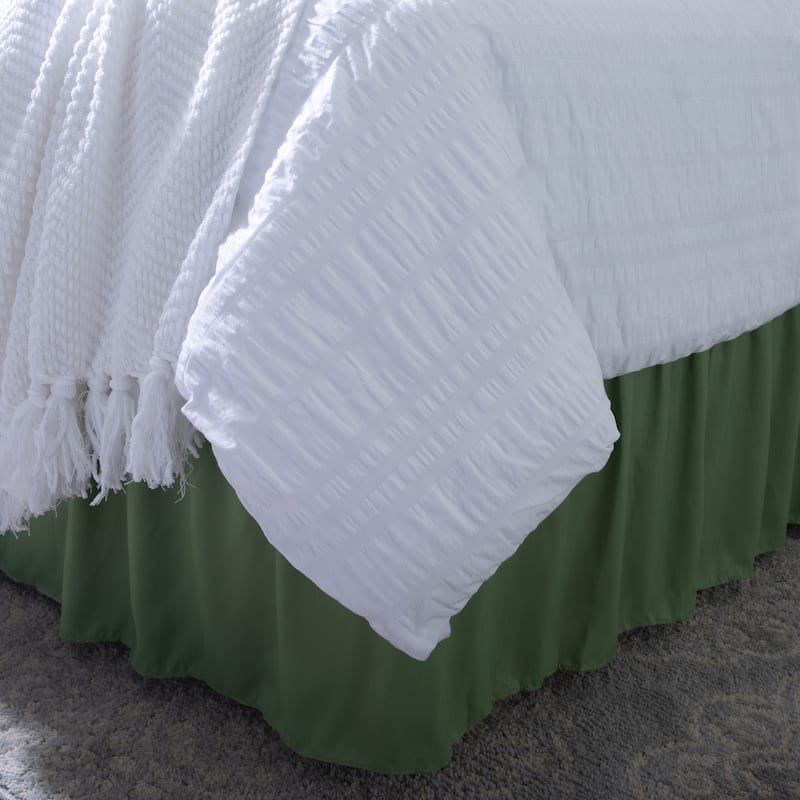 Home Details Wrap Around Bed Ruffle Queen/King in Sage