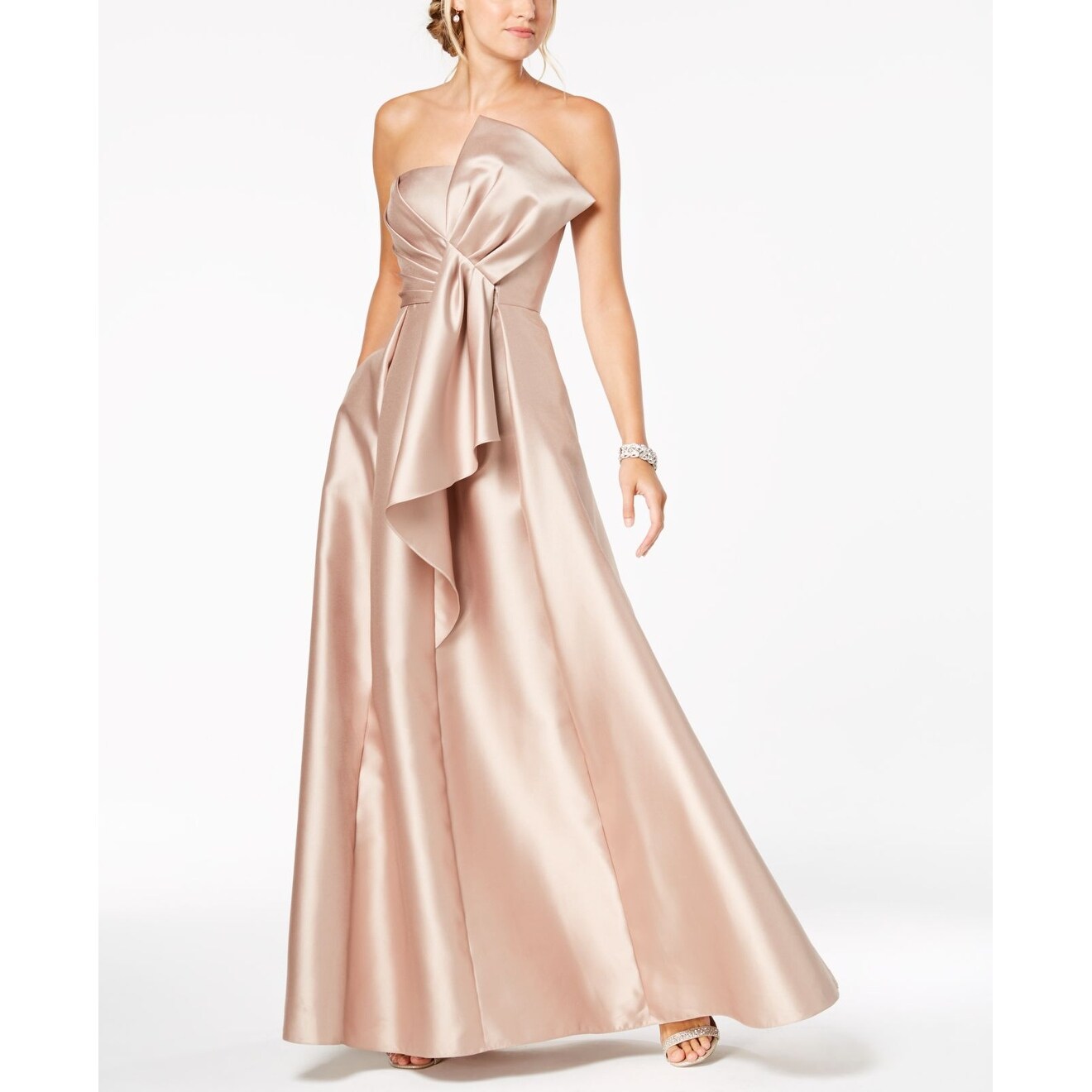 adrianna papell strapless dress