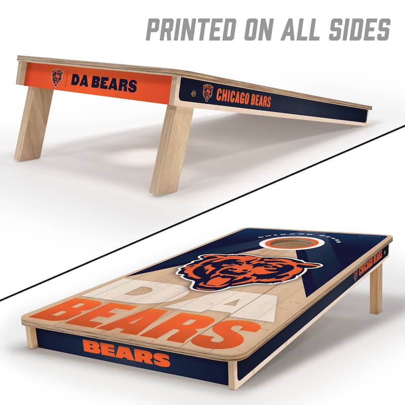 Chicago Bears NFL 2x4 Professional Cornhole Board Set