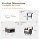 preview thumbnail 46 of 97, Gray Wicker Rattan Outdoor Patio Furniture Set Swivel Chair with Cushion