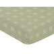 preview thumbnail 3 of 4, Sage Green Boho Mudcloth Boy Girl Fitted Crib Sheet - White Bohemian Woodland Tribal Southwest Mud Cloth Hatch Gender Neutral