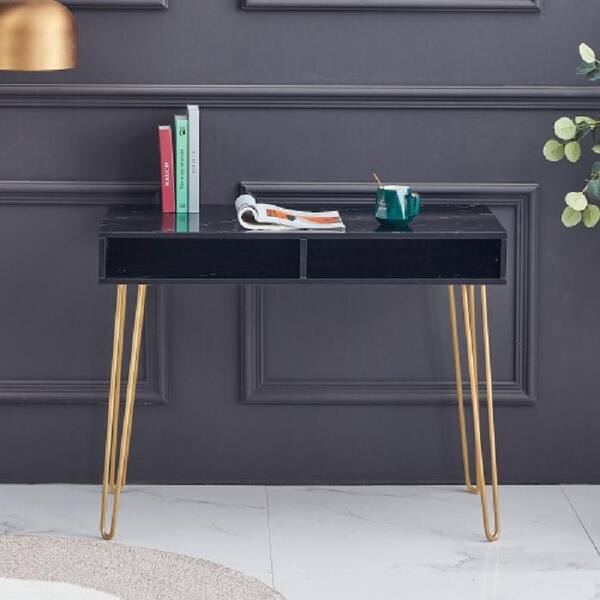Beauty Table Consoles Table Side End Table Modern Marble Mdf Top With Sturdy Glod Metal Legs Overstock 32611807 In today's day and age, a computer table is a must for every home. overstock com