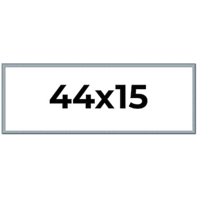 44x15 Frame Rustic Sky Blue Solid Wood Picture Frame | 0.75 Inch