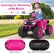 preview thumbnail 15 of 36, 24V Kids Ride-On Electric ATV with Wireless Connection for Toddlers 3-8 Years Old - 42" x 25" x 29"