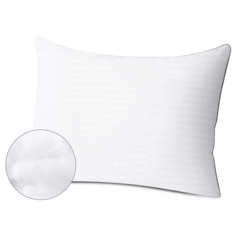 2-Pack Soft Microfiber Bed Pillows, Machine Washable