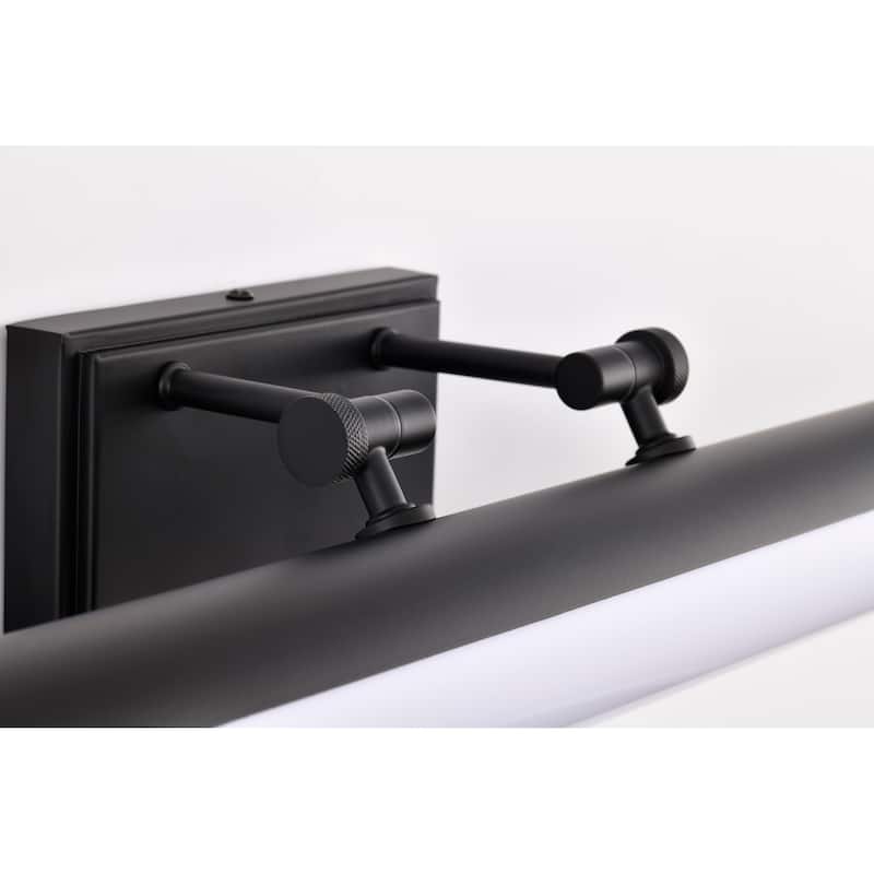Cora 36 Inch LED Vanity 3 CCT Selectable Black Finish Acrylic Lens