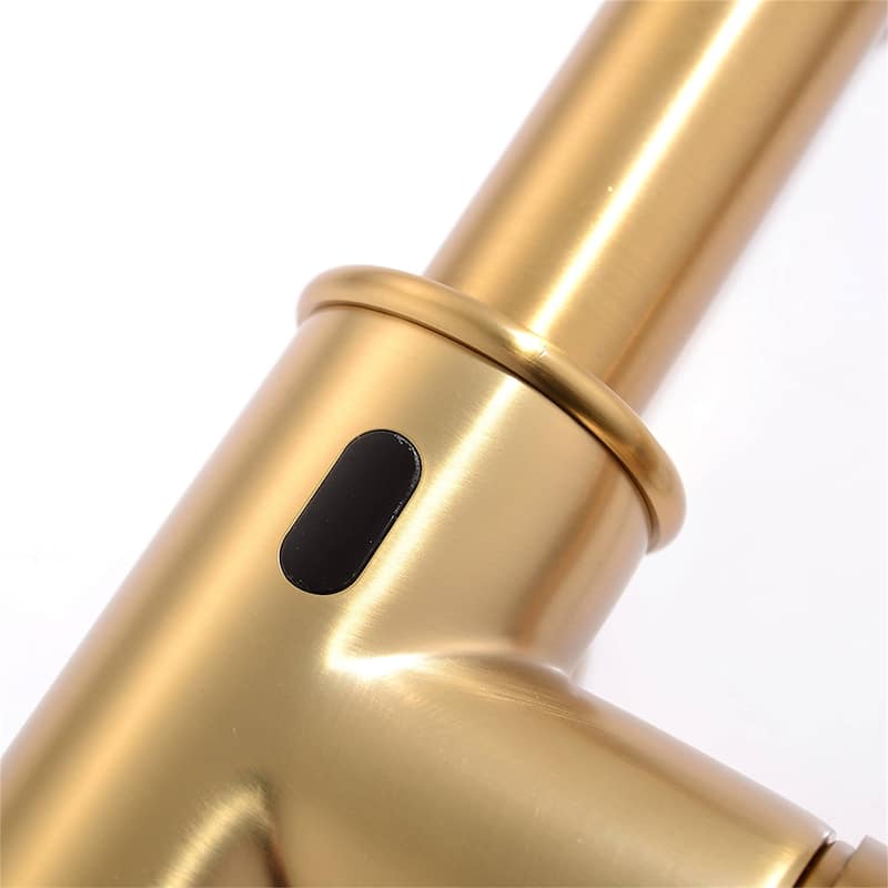 Touchless Kitchen Faucet With Pull Down Sprayer Commercial Single Handle Kitchen Sink Faucet 1 Hole Laundry Smart Hand-Free Taps