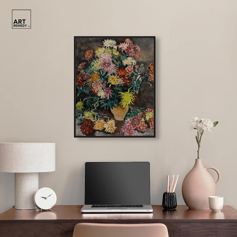 Louis Valtat Dahlias Canvas by Art Remedy