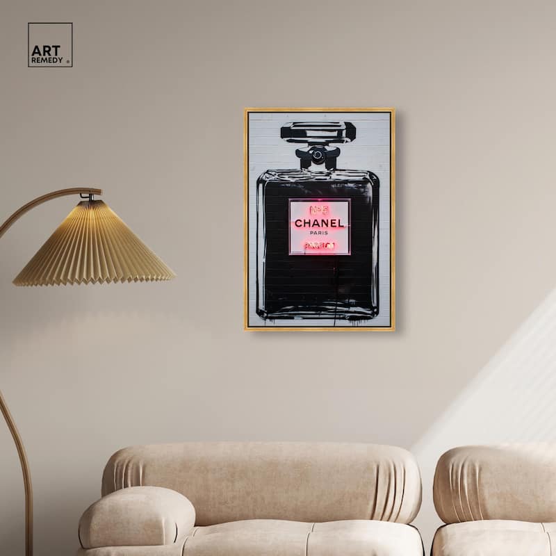 Parisian Perfume II Canvas by Art Remedy