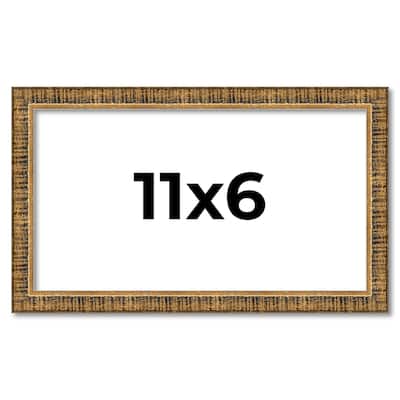 11x6 Frame Gold Kingsley Distressed Solid Wood Picture Frame Width