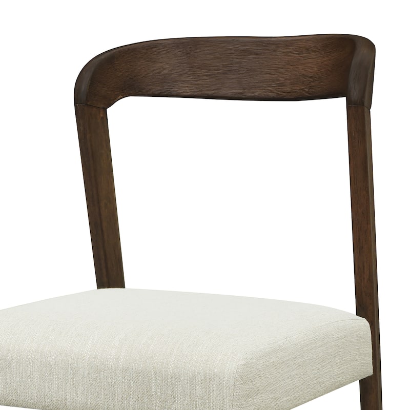 Christopher Knight Home - Nathair Rubberwood Fabric Counter Stools (Set of 2)