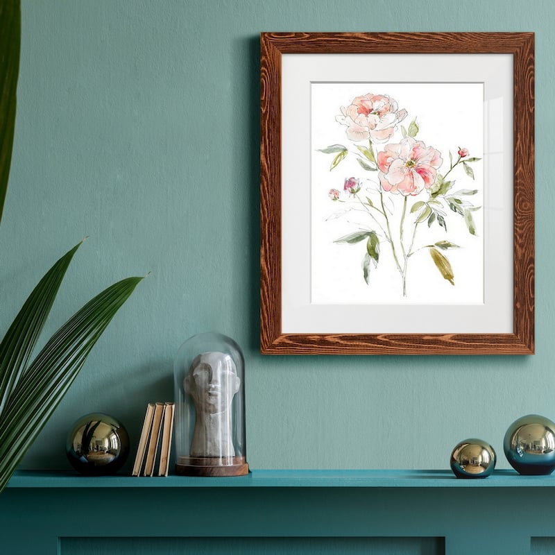 Sketchbook Cottage Rose I-Premium Framed Print - Ready to Hang