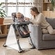 preview thumbnail 9 of 8, Babyjoy Foldable High Chair with Detachable Cushion, High Chair for - See Details