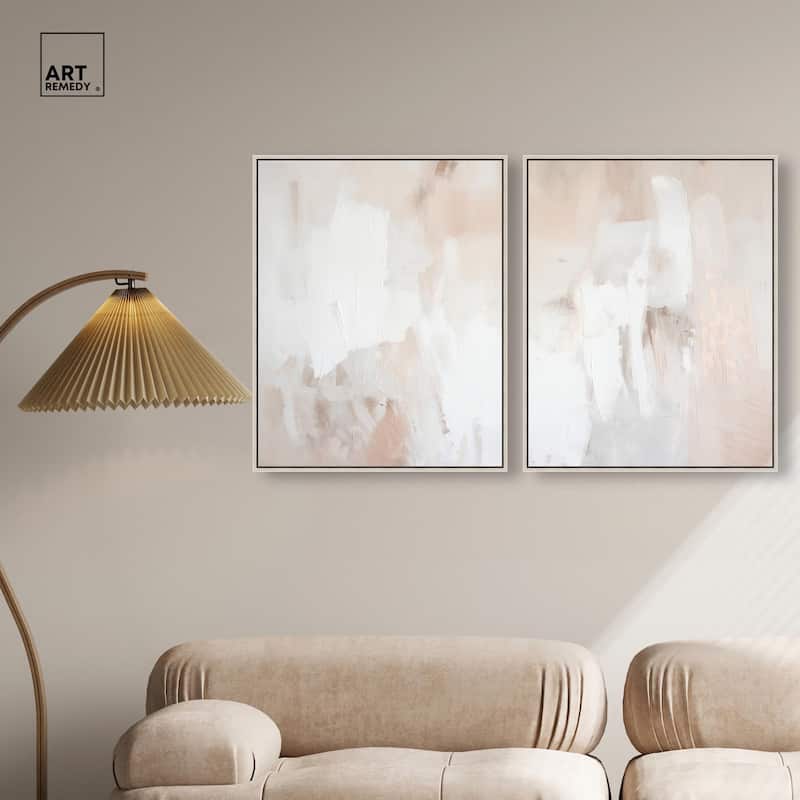 Opalescent Hues III Canvas Set of 2 by Art Remedy