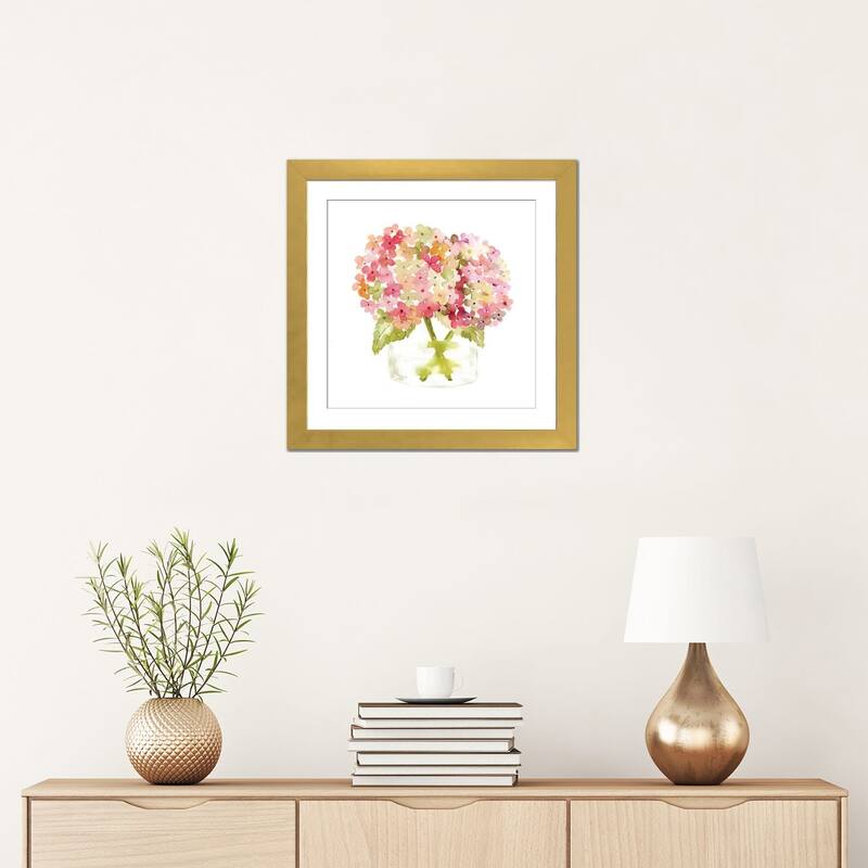 iCanvas "Hydrangea Pink Vase" by Sara Berrenson